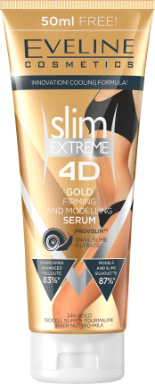 Eveline Cosmetics Ser pentru slăbire slim extreme 4D Gold, 250 ml