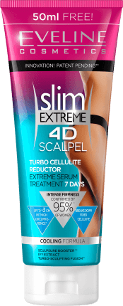 Eveline Cosmetics Tratament pentru reducerea celulitei slim extreme 4D Scalpel, 250 ml