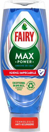 FAIRY Detergent de vase Max Power Arbore de ceai, 650 ml