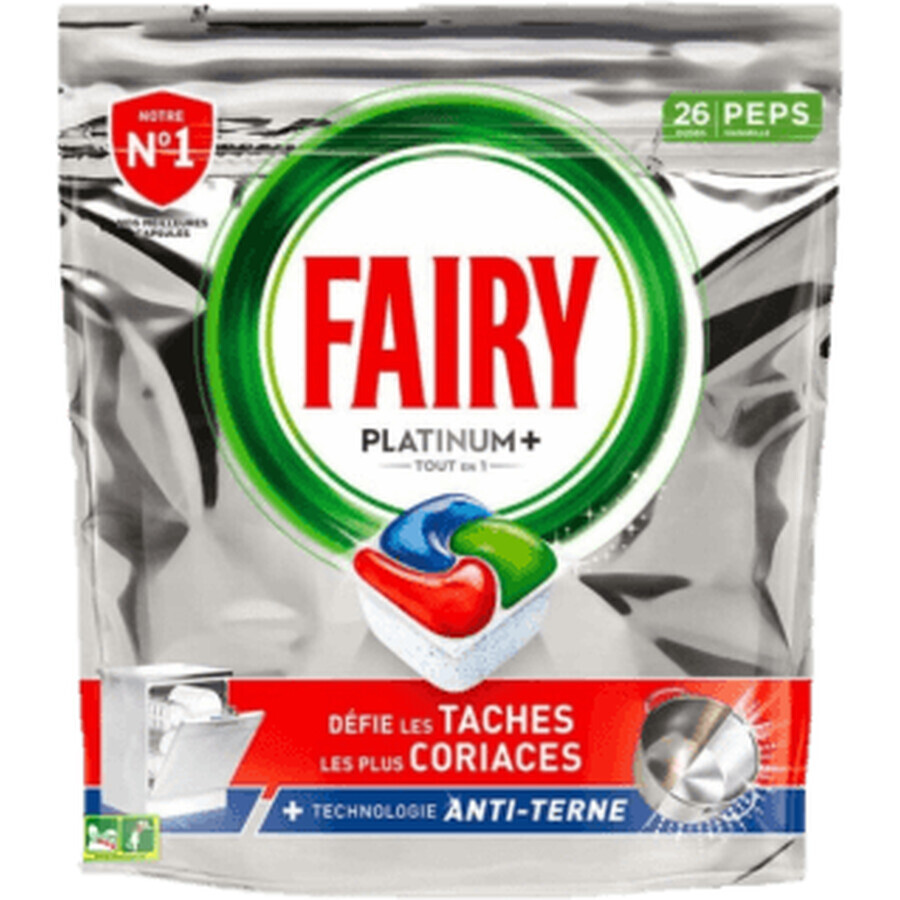 FAIRY Detergent pentru automat All in 1 Platinum +, 26 buc
