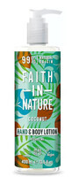 Faith in Nature Loțiune cu cocos pentru corp, 400 ml