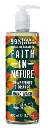 Faith in Nature Săpun lichid natural cu grapefruit, 1 buc