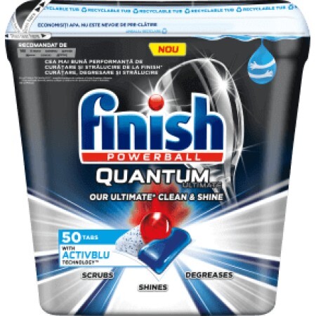 Finish Detergent capsule pentru maşina de spălat vase, 50 buc