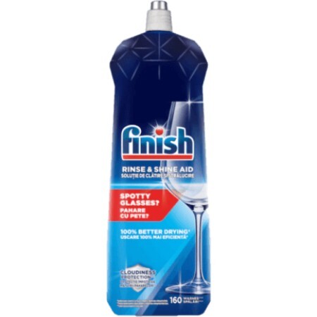 Finish Soluție clătire pentru mașina de spălat vase Rinse&Shine Aid, 800 ml