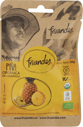 Fruandes Ananas deshidratat, 30 g