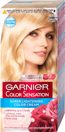 vopsea de par garnier color sensation catalog Garnier Color Sensation Vopsea permanentă 110 blond diamant, 1 buc