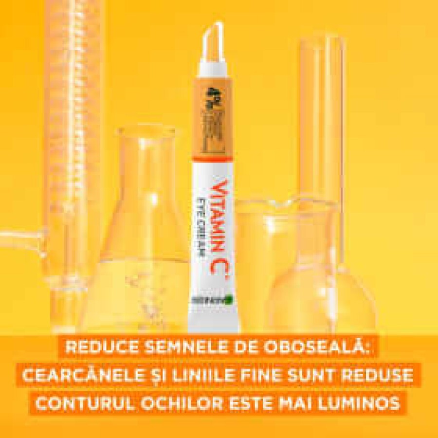 Garnier Skin Naturals Cremă de ochi Vitamin C cu efect de iluminare, 15 ml, 15 ml