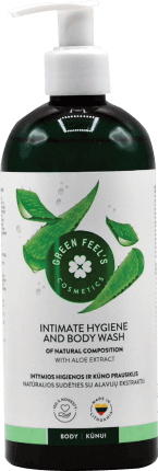 Green Feels Gel intim aloe vera, 400 ml