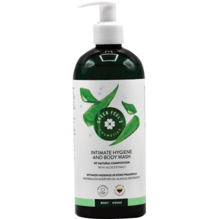 Green Feels Gel intim aloe vera, 400 ml