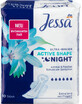 Jessa Absorbante de noapte active shape, 10 buc