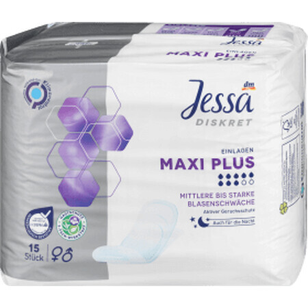 Jessa Absorbante pentru incontinență maxi plus, 15 buc