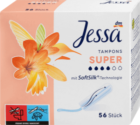 Jessa Tampoane Soft Silk, 56 buc Frumusete si ingrijire