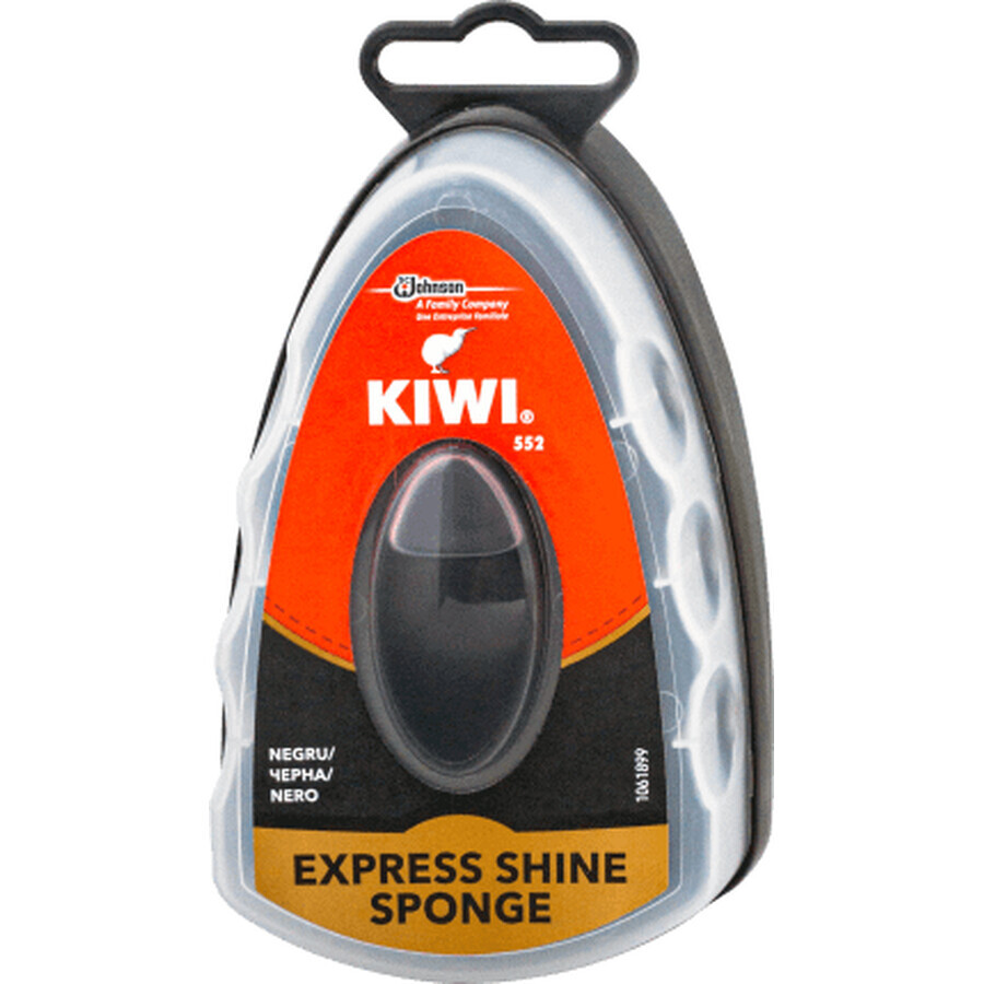 KIWI Burete cu silicon pentru încălțăminte Express Shine Negru, 7 ml