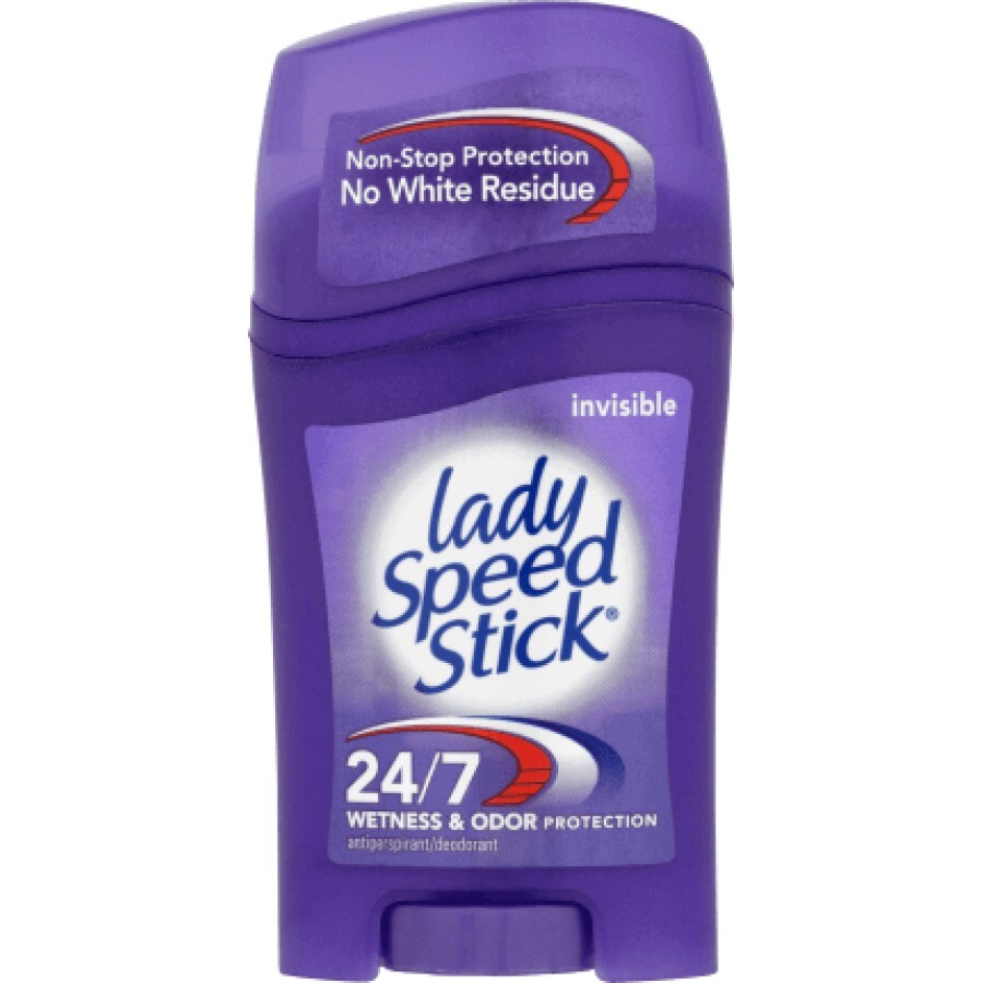 Lady Speed Stick Deodorant solid Invisible, 45 g