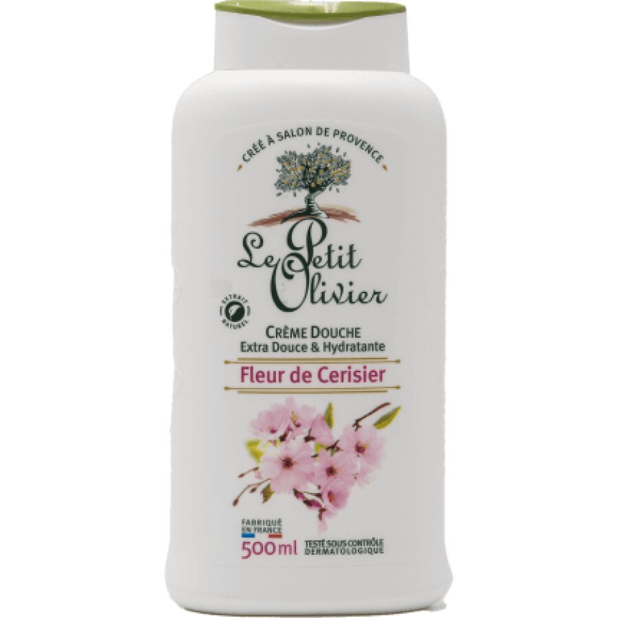 Le Petit Olivier  Gel de duș cu flori de cireș, 500 ml