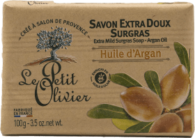 Le Petit Olivier Sapun solid cu ulei de argan, 100 g Frumusete si ingrijire