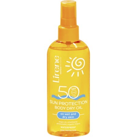 Lirene Ulei uscat cu factor de protecție solară ridicat SPF 50, 150 ml