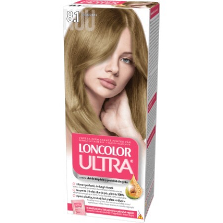 Loncolor ULTRA Vopsea permanentă 8.1 blond bej, 1 buc
