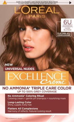 Loreal Paris EXCELLENCE CREME Vopsea permanentă 6U dark blonde, 1 buc