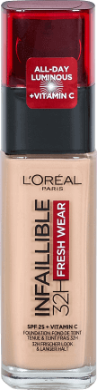 Loreal Paris Infaillible 32H Fresh Wear fond de ten 160 Rose Linen, 30 ml