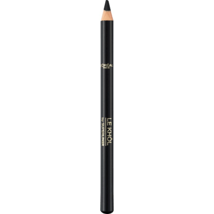 Loreal Paris Le Khol Superliner creion de ochi 101 Midnight Black, 1,2 g