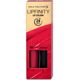 Max Factor Lipfinity 24h ruj lichid  125 So Glamorous, 1 buc