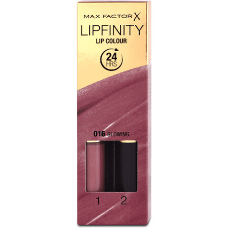 Max Factor Lipfinity 24h ruj lichid 016 Glowing, 1 buc