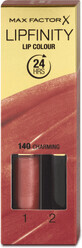 Max Factor Lipfinity 24h ruj lichid 140 Charming, 1 buc