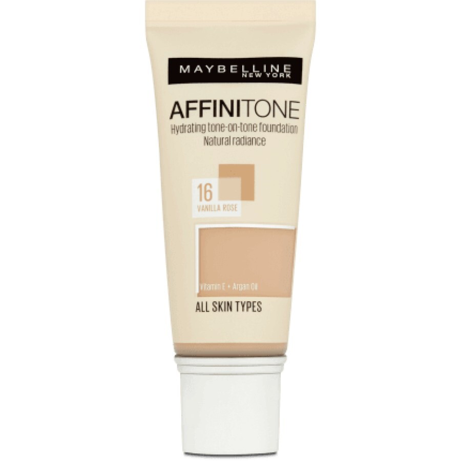 Maybelline New York Affinitone fond de ten 16 Vanilla Rose, 30 ml