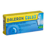 Daleron cold 3, 12 comprimate, Krka