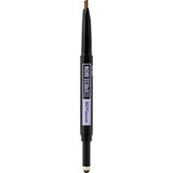 Maybelline New York Express Brow Satin Duo creion pentru sprâncene 04 Dark Brown, 2 g