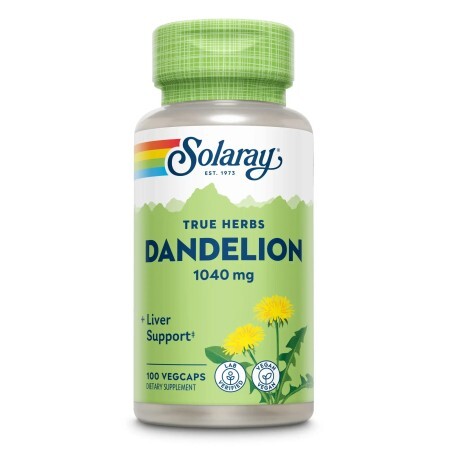Dandelion (Papadie) 520 mg Solaray, 100 capsule, Secom