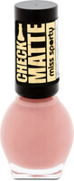 Miss Sporty Check Matte lac de unghii 006 Pink Sweater, 7 ml
