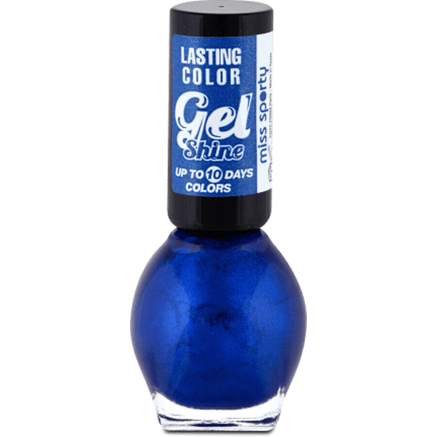 Miss Sporty Lasting Colour lac de unghii 510 Atomic Blue, 7 ml