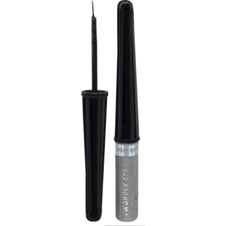 Miss Sporty Wonder'Eye Metallic Liner tuș de ochi 001 Silver Snow, 3,5 ml