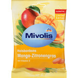 Mivolis Bomboane pentru gât mango-lămâiță, 75 g