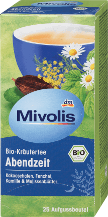 Mivolis Ceai de cacao și mușețel ECO, 50 g