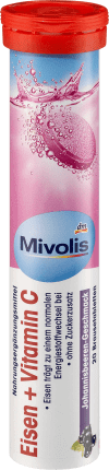 Mivolis Fier+Vitamina C tablete efervescente, 82 g