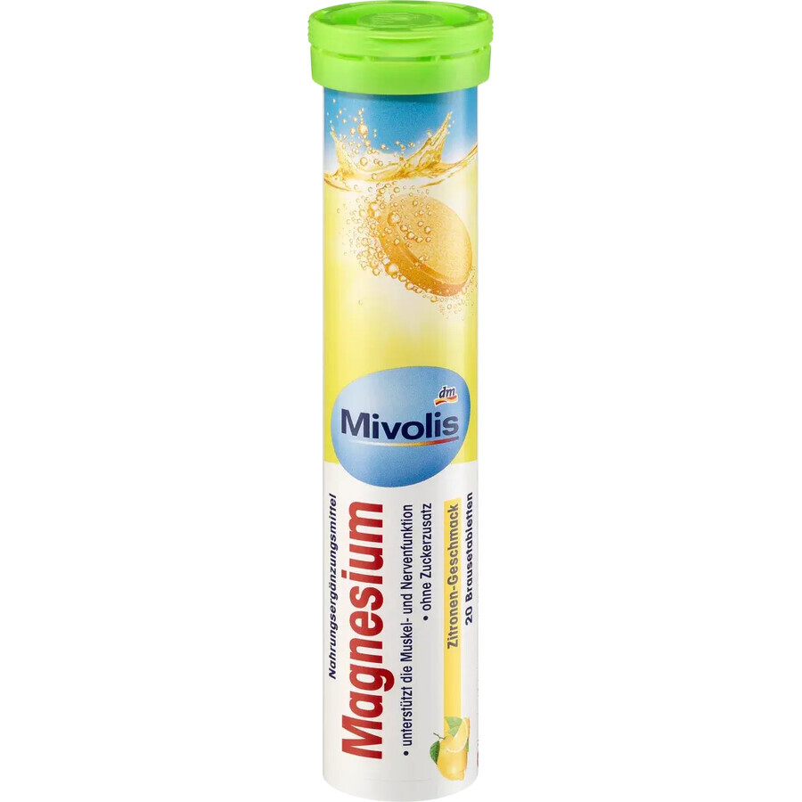 Magnesio compresse effervescenti Mivolis, 20 compresse, DM