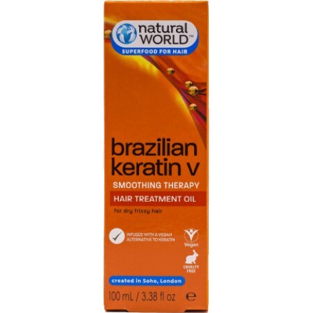 Natural World Tratament păr keratină, 100 ml