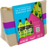 Nature Box  Set cadou șampon + balsam păr + gel de duș cu ulei de avocado, 1 buc