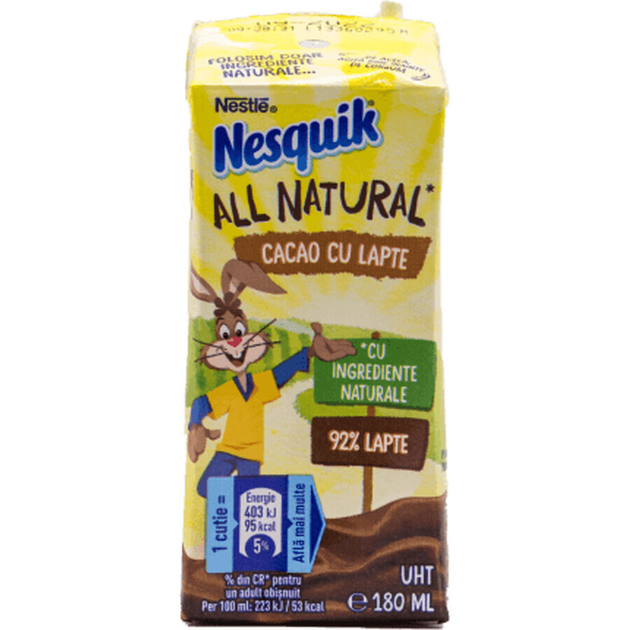 Nestlé Băutură lapte cu cacao, 180 ml