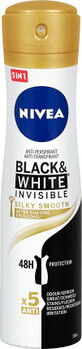 Nivea Deo spray B&amp;W Silky, 150 ml
