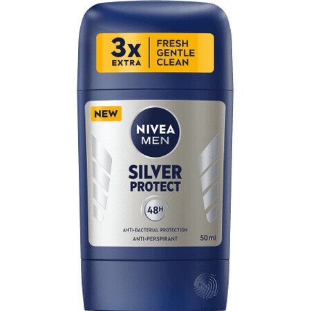 Nivea MEN Deodorant stick silver protect bărbați, 50 ml