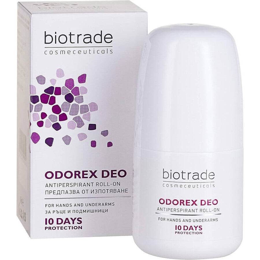 Biotrade Odorex Deo roll-on antiperspirant împotriva transpiratiei excesive, 40 ml