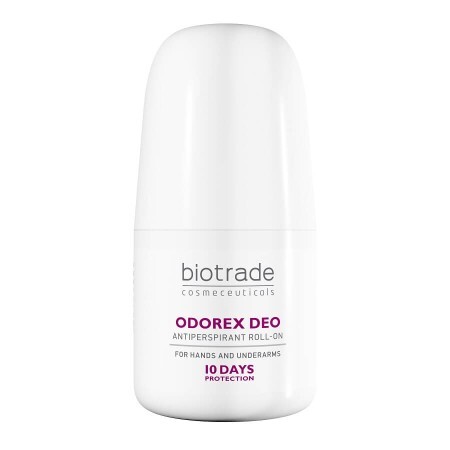 Biotrade Odorex Deo roll-on antiperspirant împotriva transpiratiei excesive, 40 ml