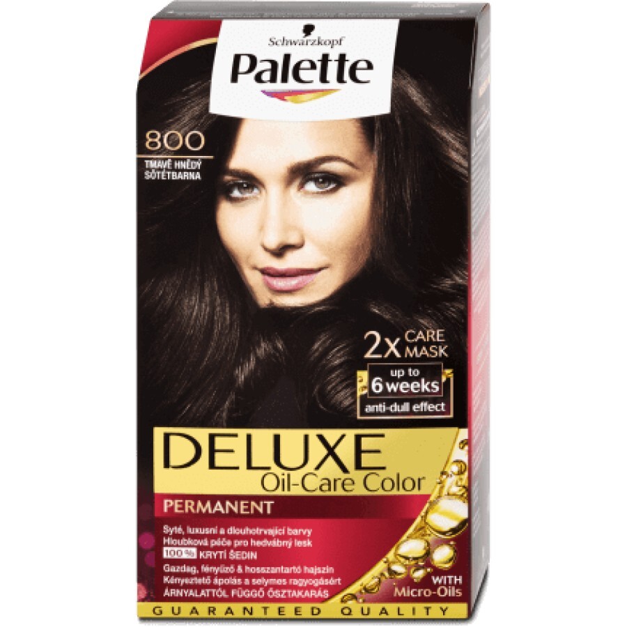 Palette Deluxe Vopsea permanentă  800/3-0 Castaniu Închis, 1 buc