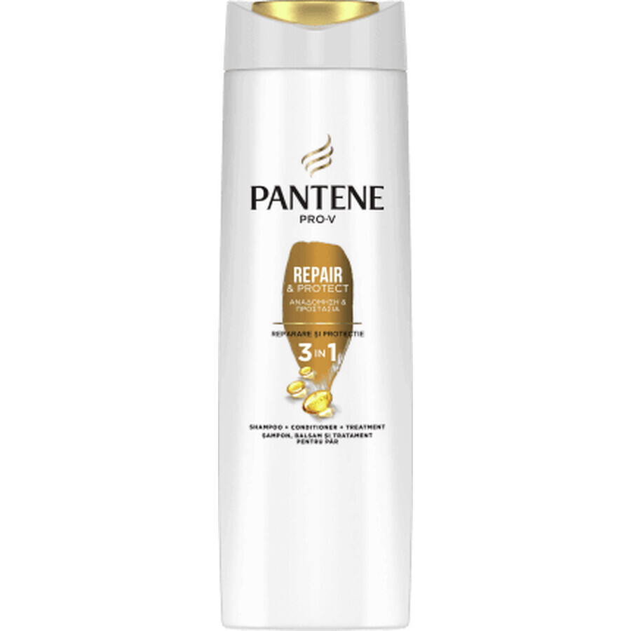 Pantene Şampon 3în1 pentru păr deteriorat, 300 ml