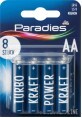 Paradies Baterii alcaline AA, 8 buc