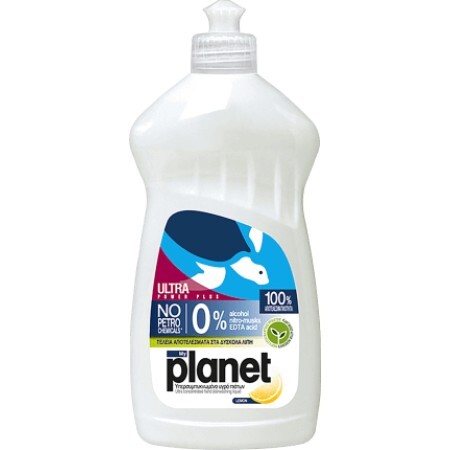 Planet Detergent de vase ultra lemon, 425 ml
